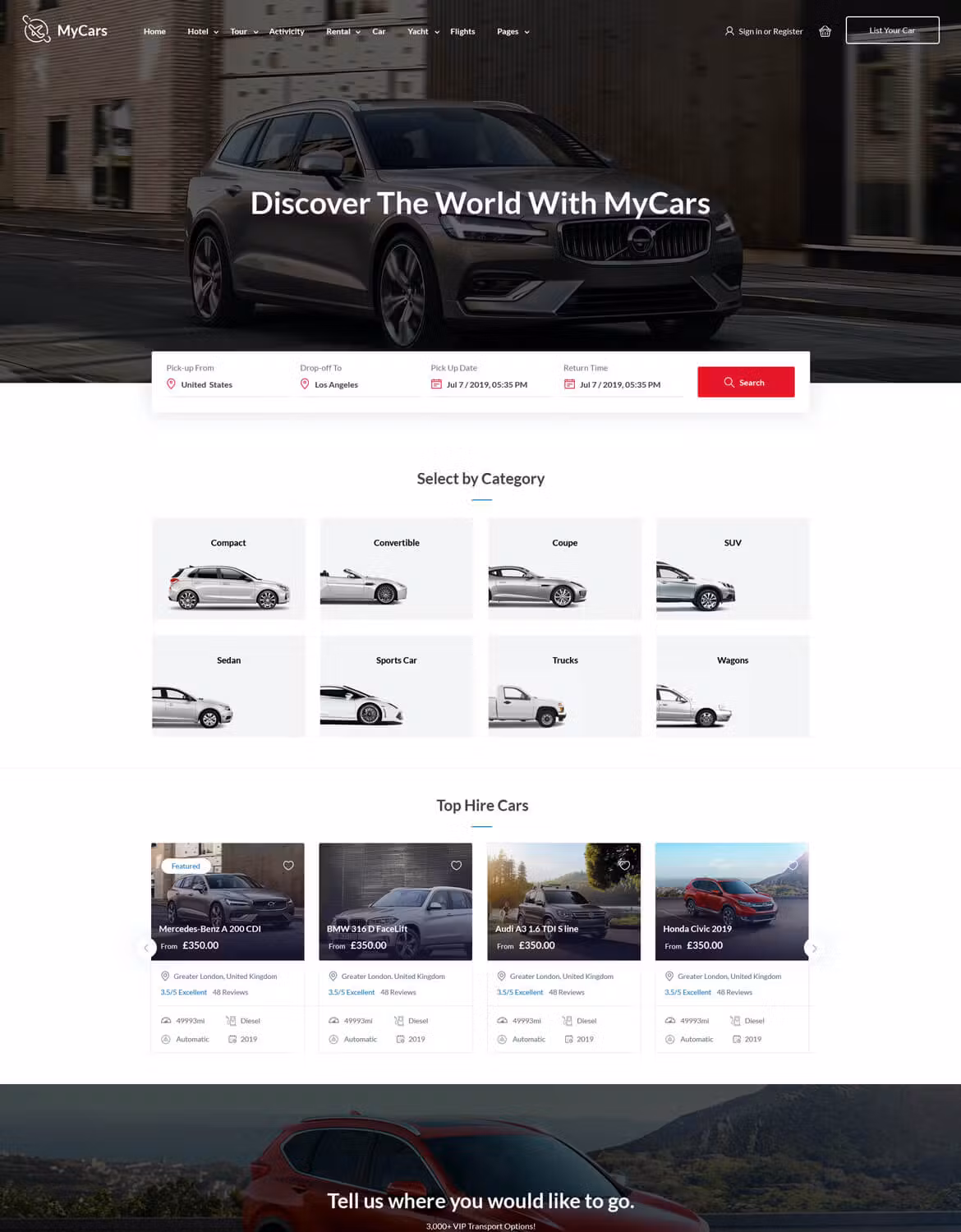 MyTravel - Tours & Hotel Bookings WooCommerce Them