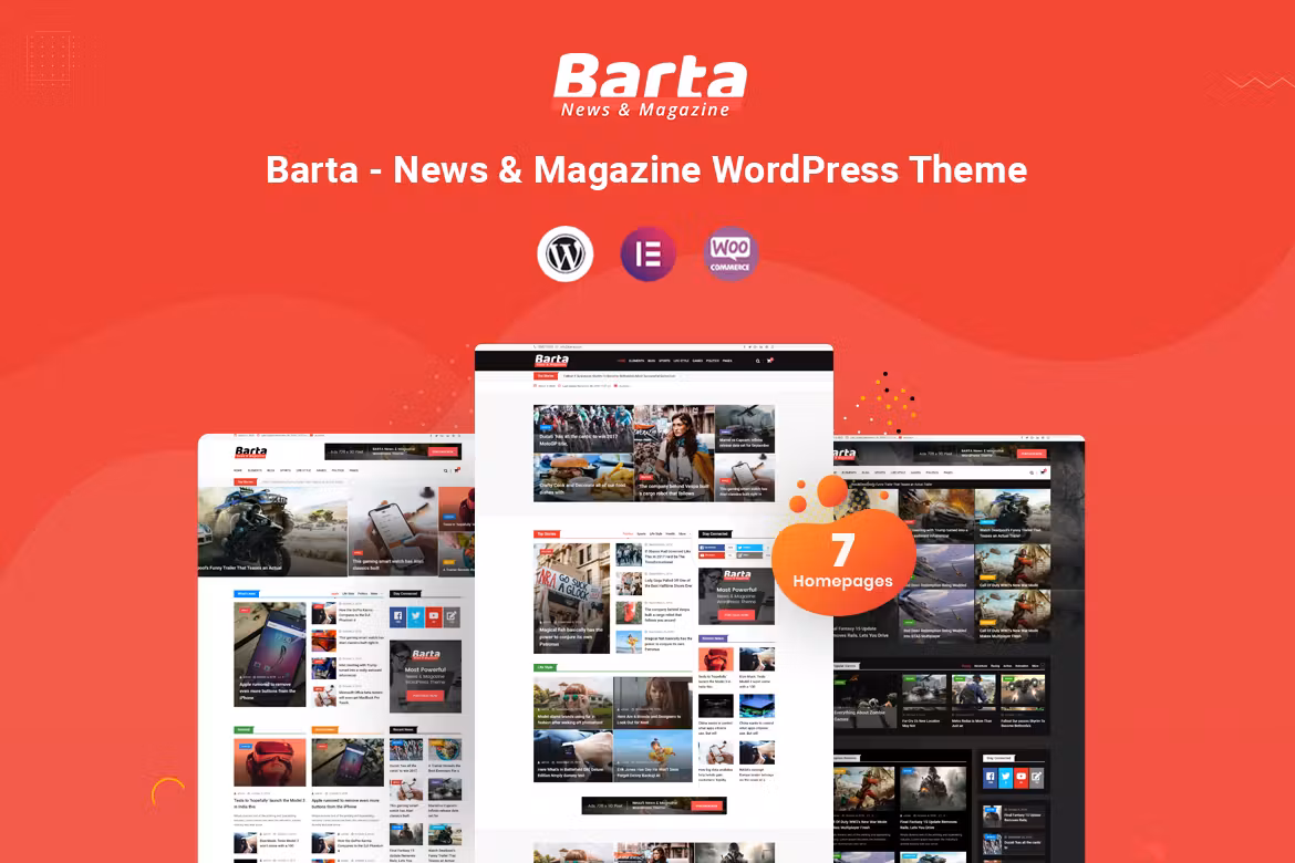 Barta - News & Magazine WordPress Theme