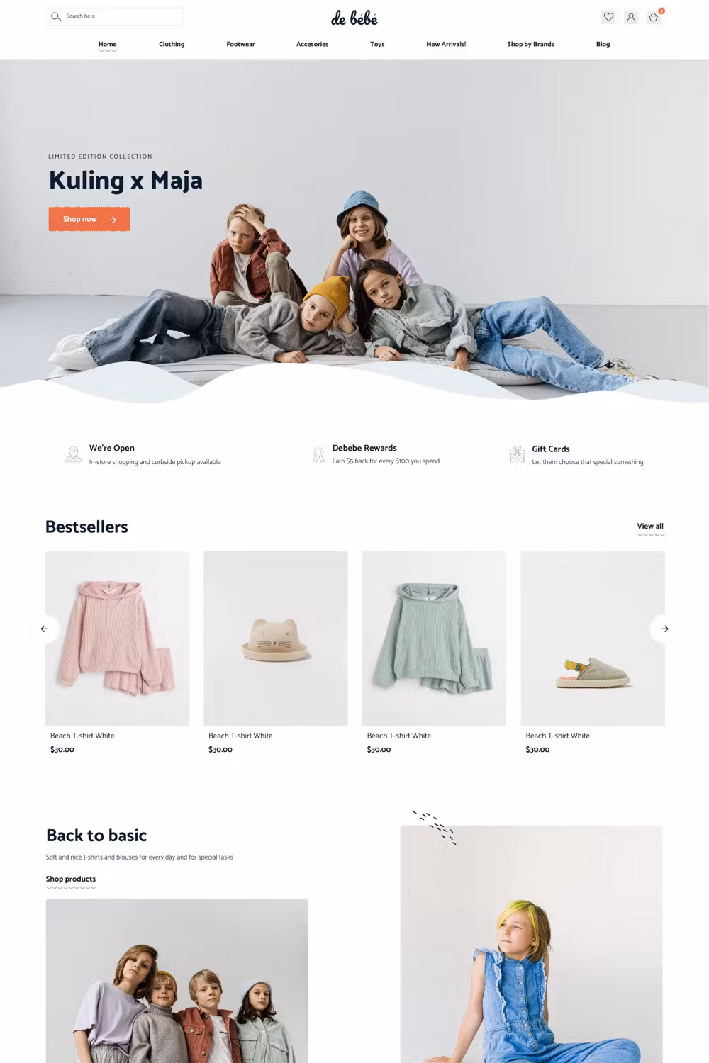 Debebe - Baby Shop Children Kids WooCommerce