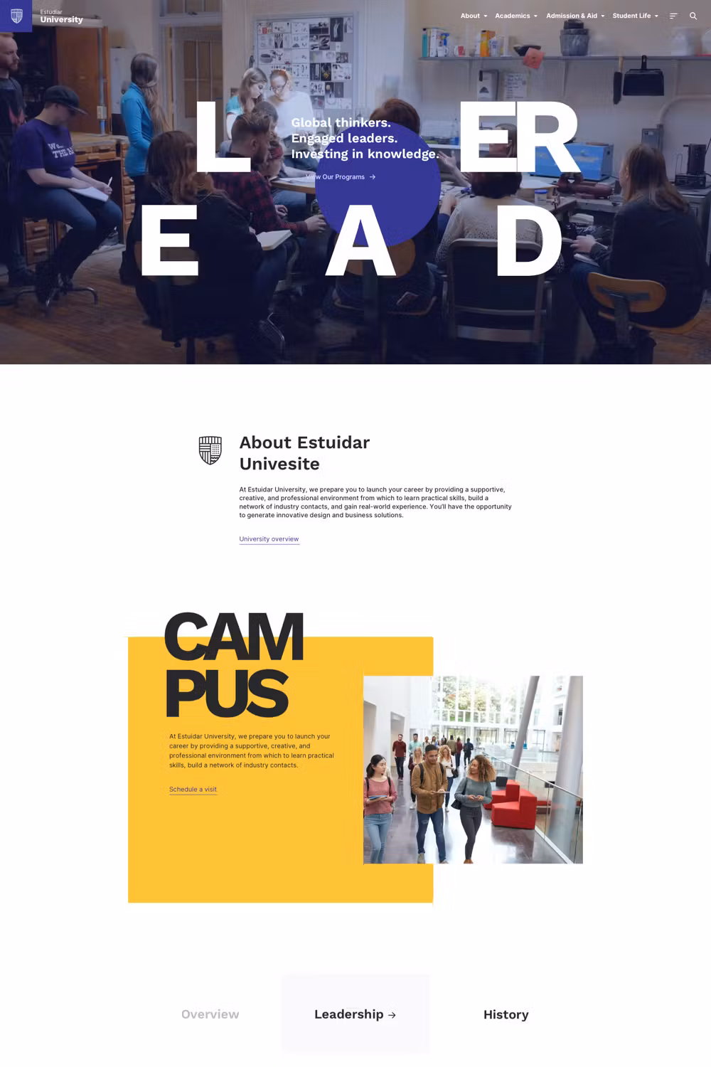 Estudiar - College University Education School LMS