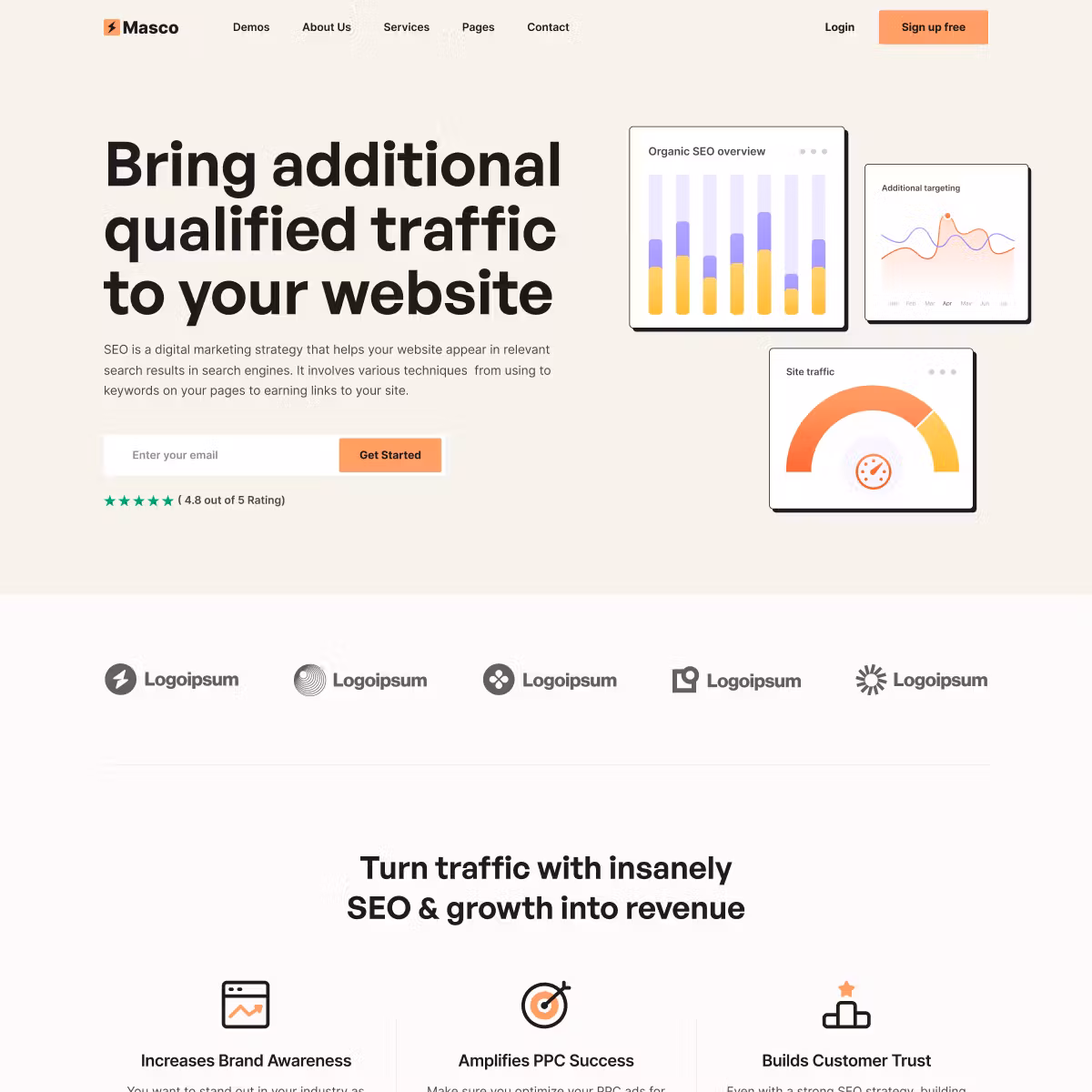 Masco - Saas Software Startup WordPress