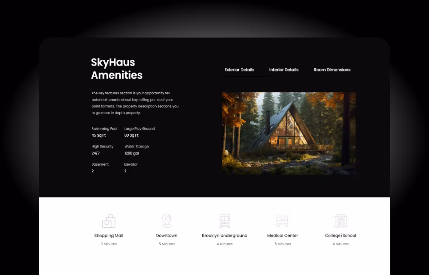Skyhaus - Single Property One Page Theme