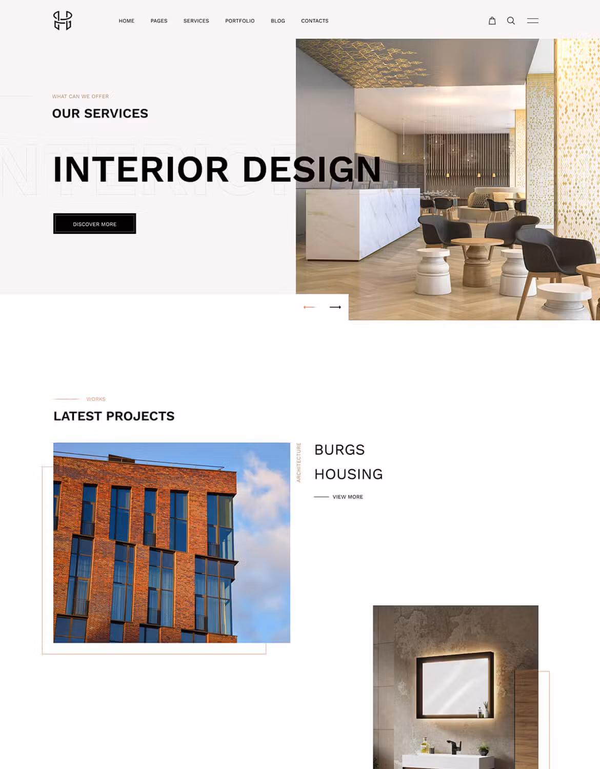 Hellix - Modern Architecture WordPress Theme