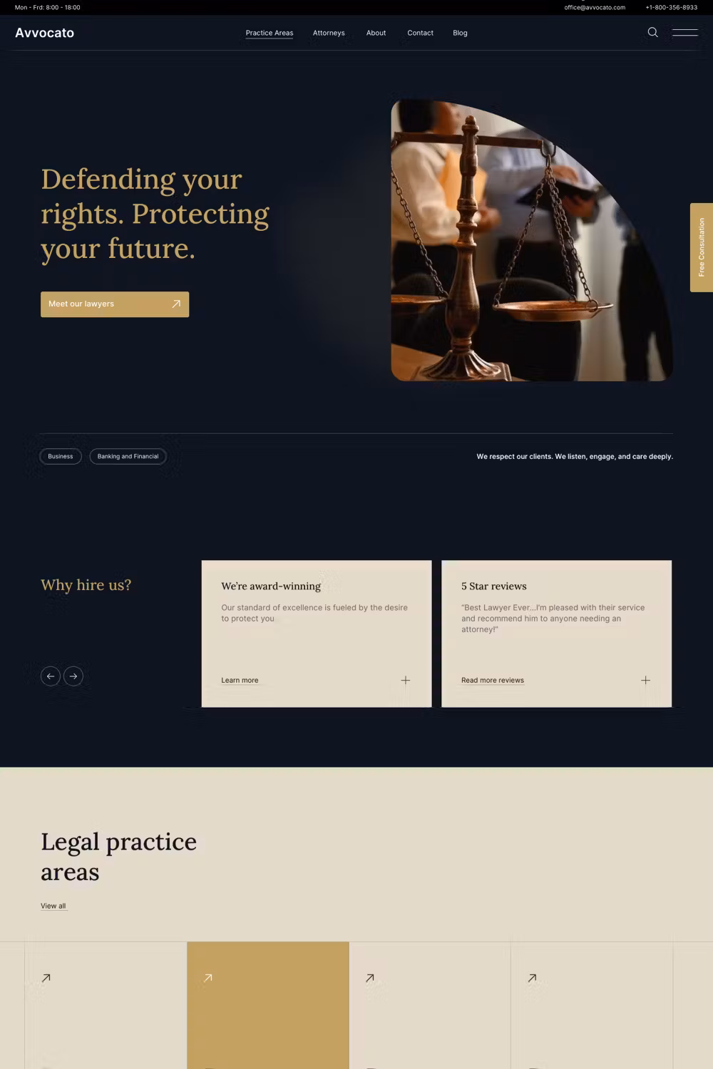 Avvocato - Lawyer & Law Firm Corporate Theme