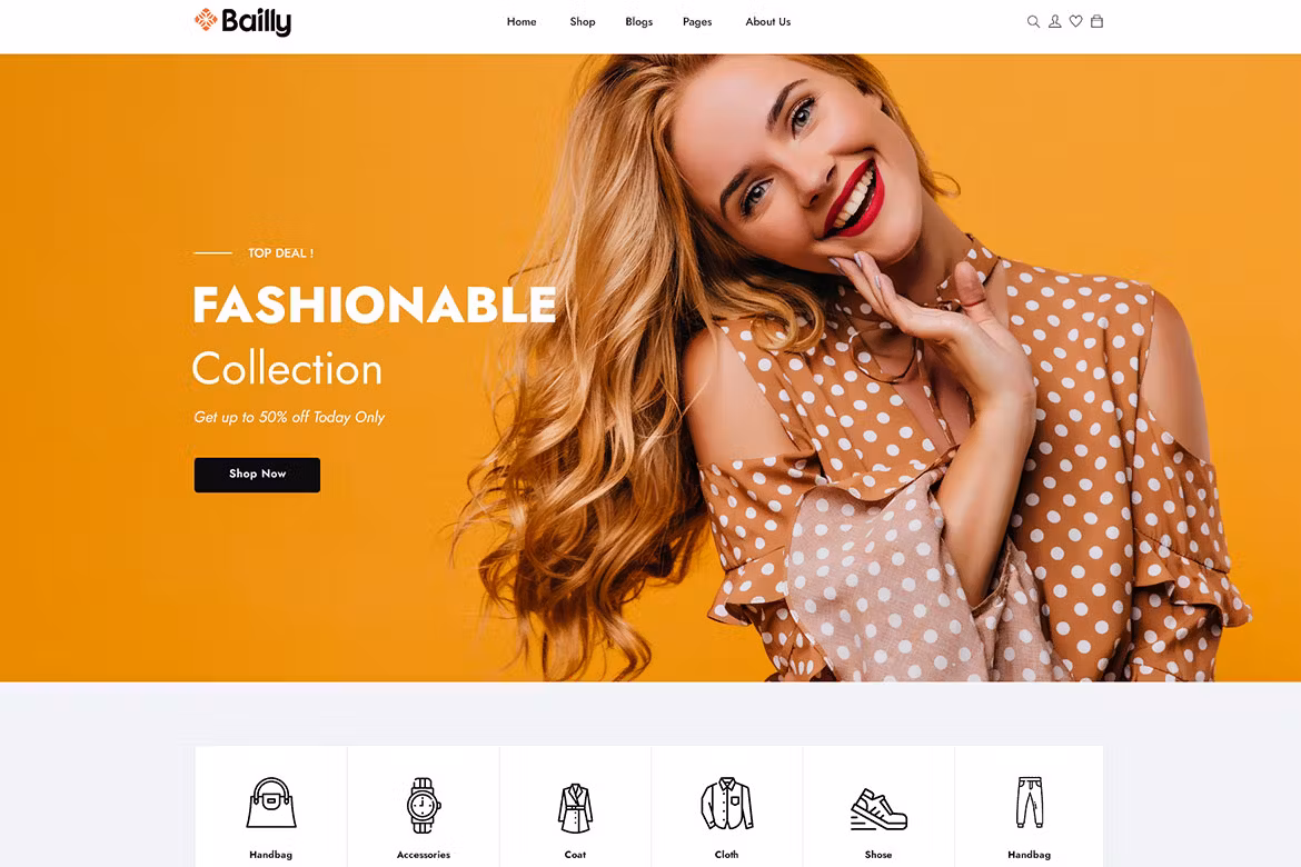Bailly - Elementor WooCommerce WordPress Theme