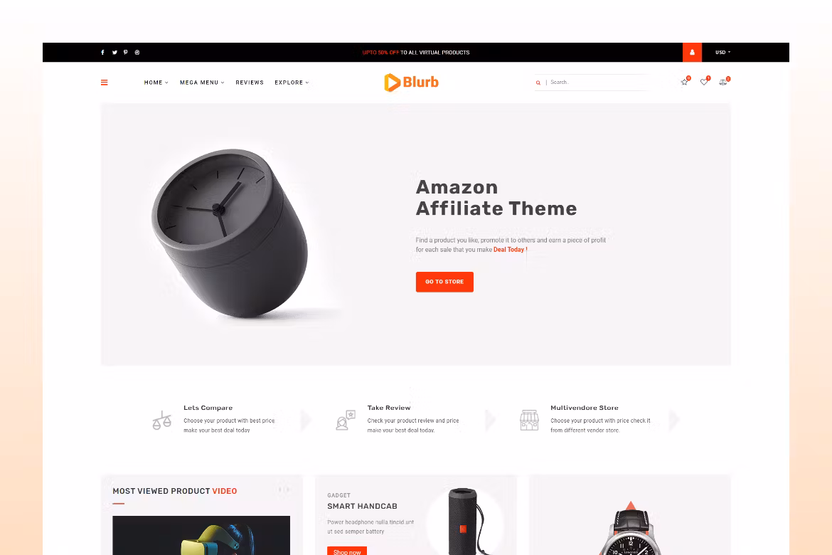 Blurb - Affiliate Marketing WordPress Theme