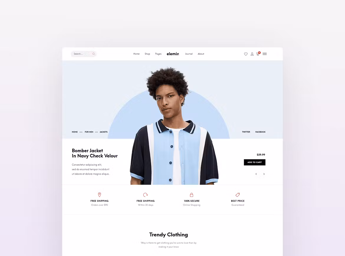 Elemix - Modern & Creative WooCommerce Theme