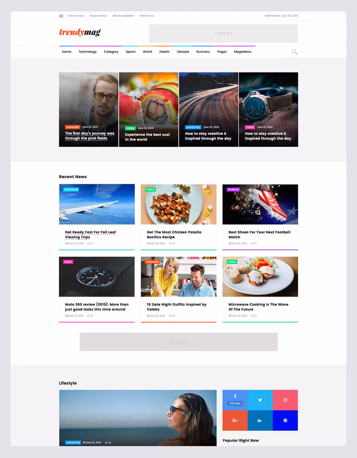TrendyMag - WordPress News Magazine & Blog Theme