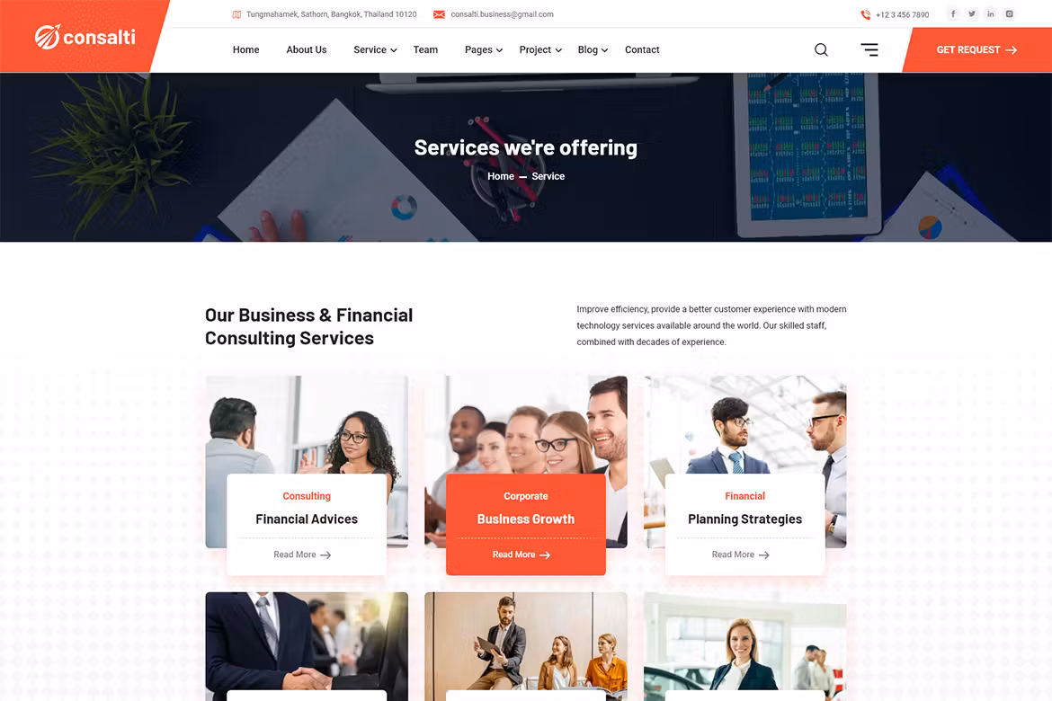 Consalti - Consultancy & Business WordPress Theme