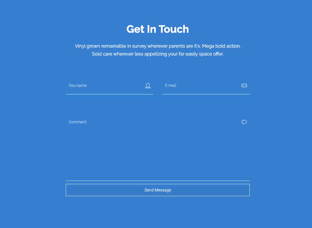 One Page Landing Page WordPress Theme