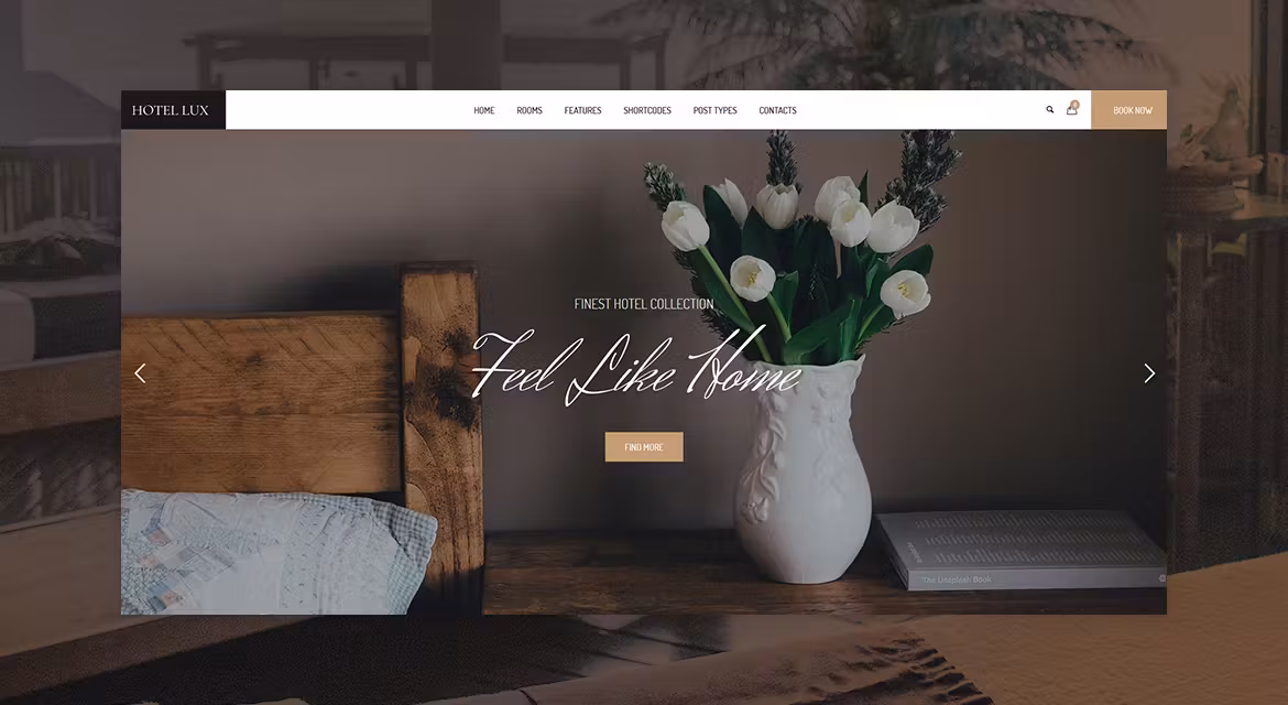 Hotel Lux - Resort & Hotel WordPress Theme