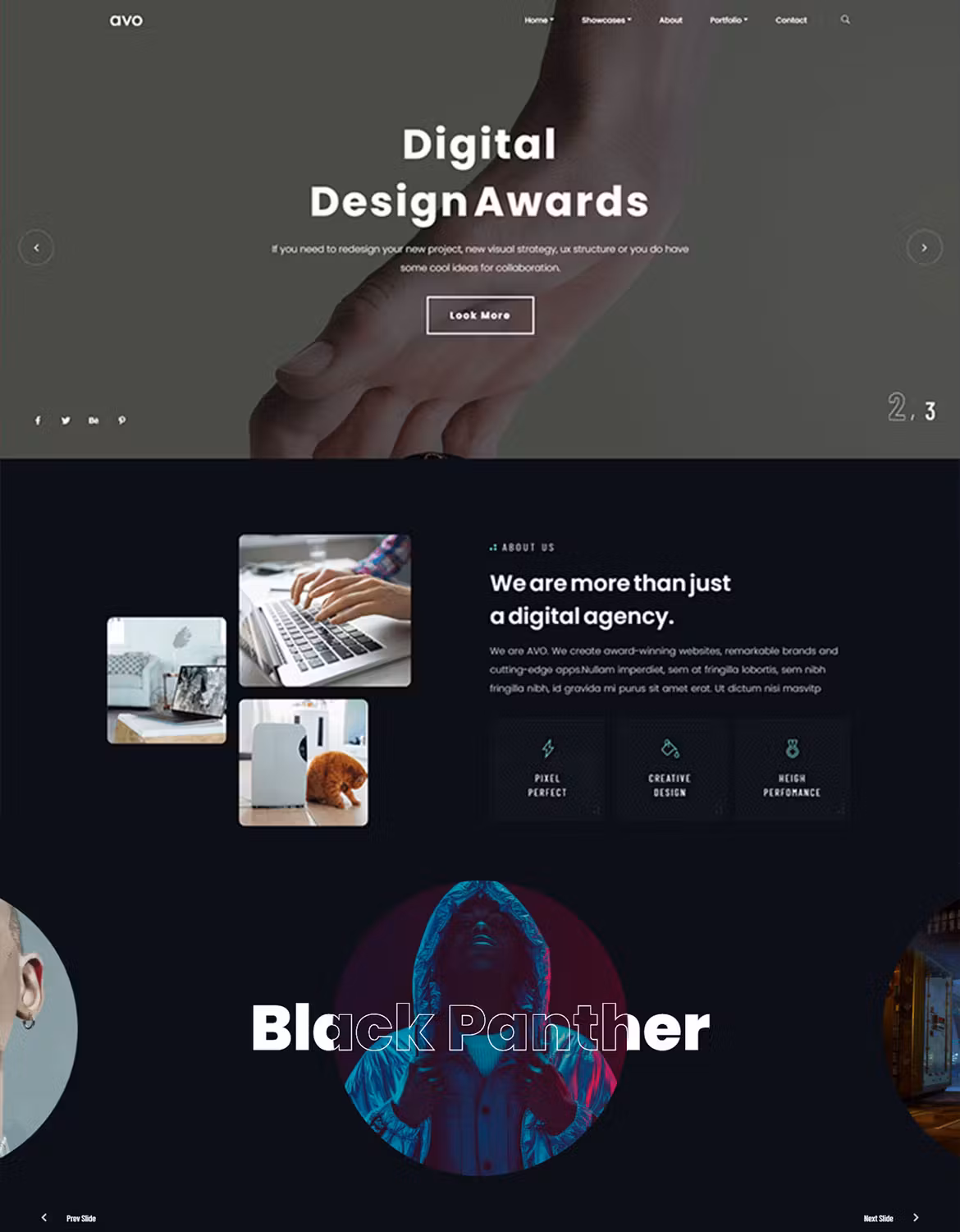 Avo - Creative Portfolio & Agency WordPress Theme