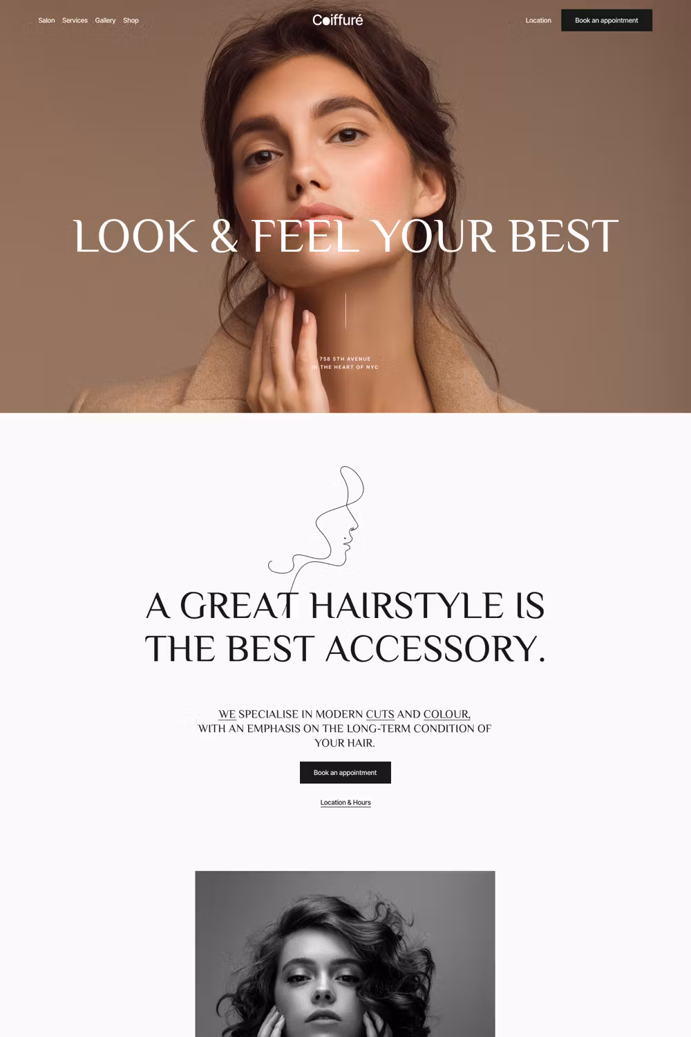 Coiffure - Hair Salon & Barber WordPress Theme
