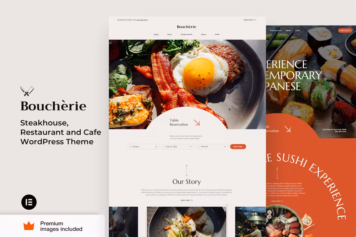 Boucherie - Restaurant Cafe Food WordPress