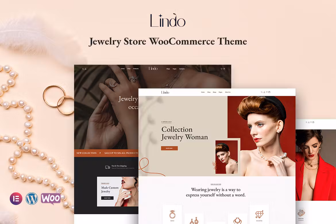Lindo - Jewelry Store WooCommerce Theme