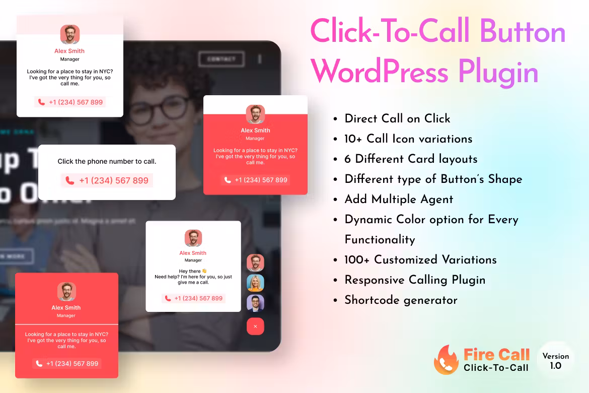 Fire Call - WordPress Click-To-Call Button Plugin